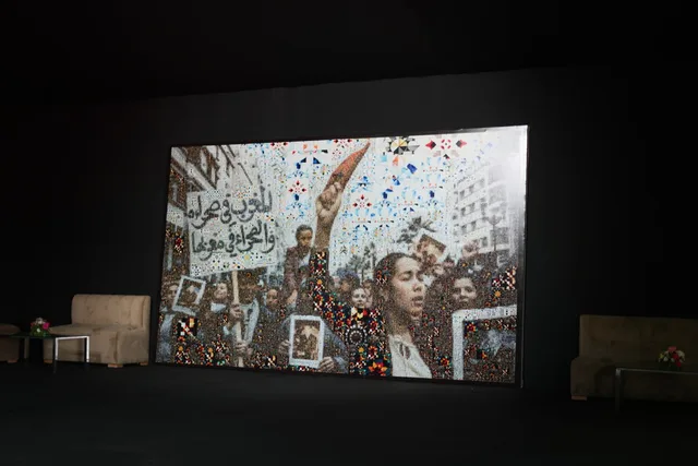 Installation visuelle pour le projet du ministère de la Jeunesse, de la Culture et de la Communication